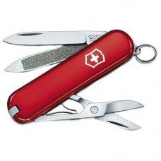 Ніж складаний, мультитул Victorinox Classic SD (58мм, 7 функцій), червоний 06223.G
