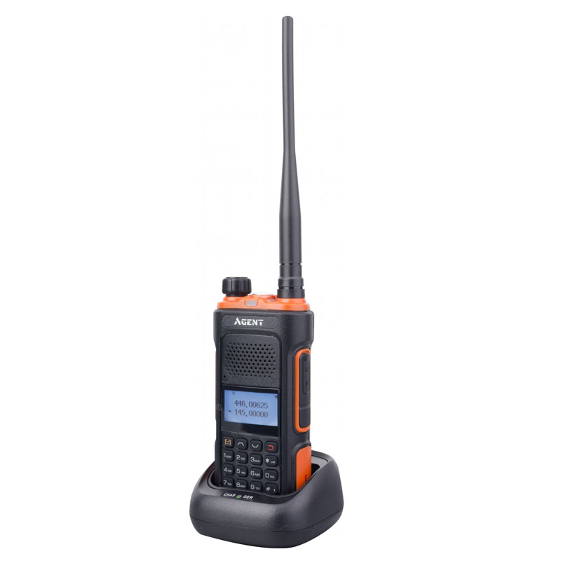 Рація Agent AR-UV10 Twin Pack (0.5W, UHF400-470MHz, VHF136-174MHz, до 10 км, 128 каналів, АКБ), 2 шт