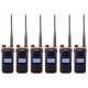 Рація Agent AR-UV10 Six Pack (0.5W, UHF400-470MHz, VHF136-174MHz, до 10 км, 128 каналів, АКБ), 6 шт