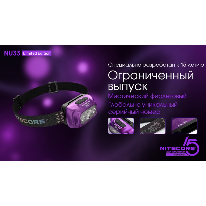 Налобный фонарь Nitecore NU33 limited edition