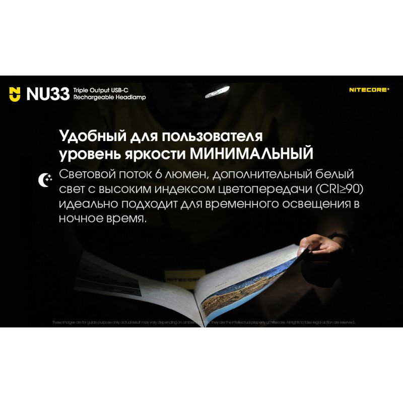 Налобный фонарь Nitecore NU33 limited edition