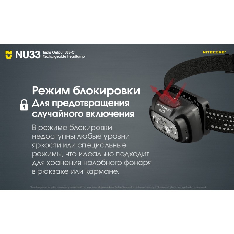 Налобный фонарь Nitecore NU33 limited edition