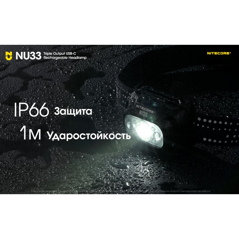 Налобный фонарь Nitecore NU33 limited edition