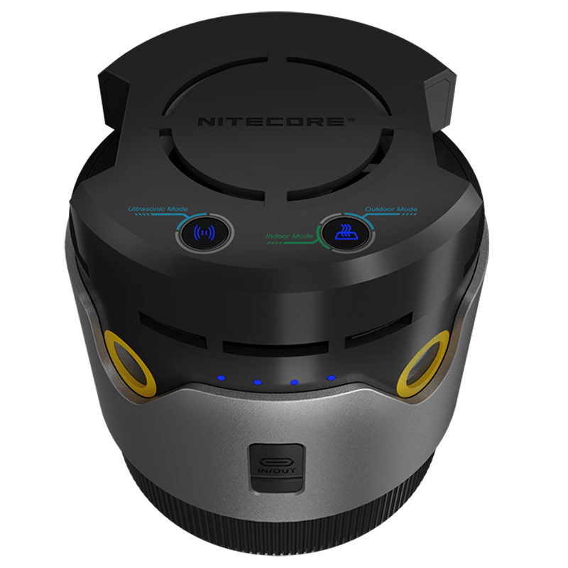 2в1 Фумигатор беспроводной, Power Bank Nitecore EMR30 (QC 3.0, 10400mAh, Отпугиватель нагрев и ультразвук)