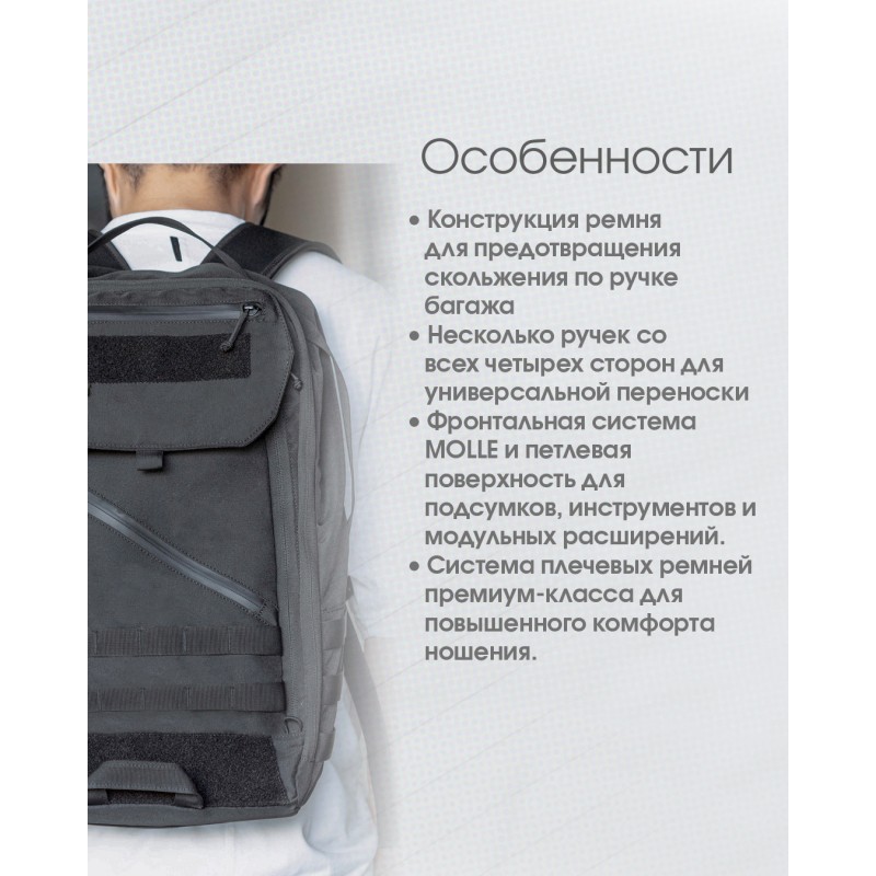Рюкзак повседневный Nitecore BP23 (Polyester 600D), черный