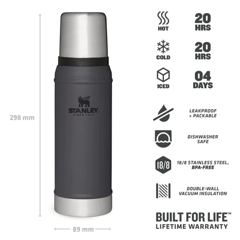 Термос Stanley Legendary Classic (0,75л), деревне вугілля