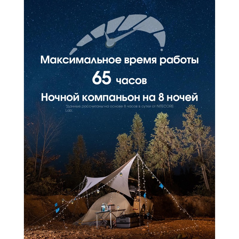 2в1 - Фонарь кемпинговый + Power Bank LR40 (USB Type-C), армейский зеленый
