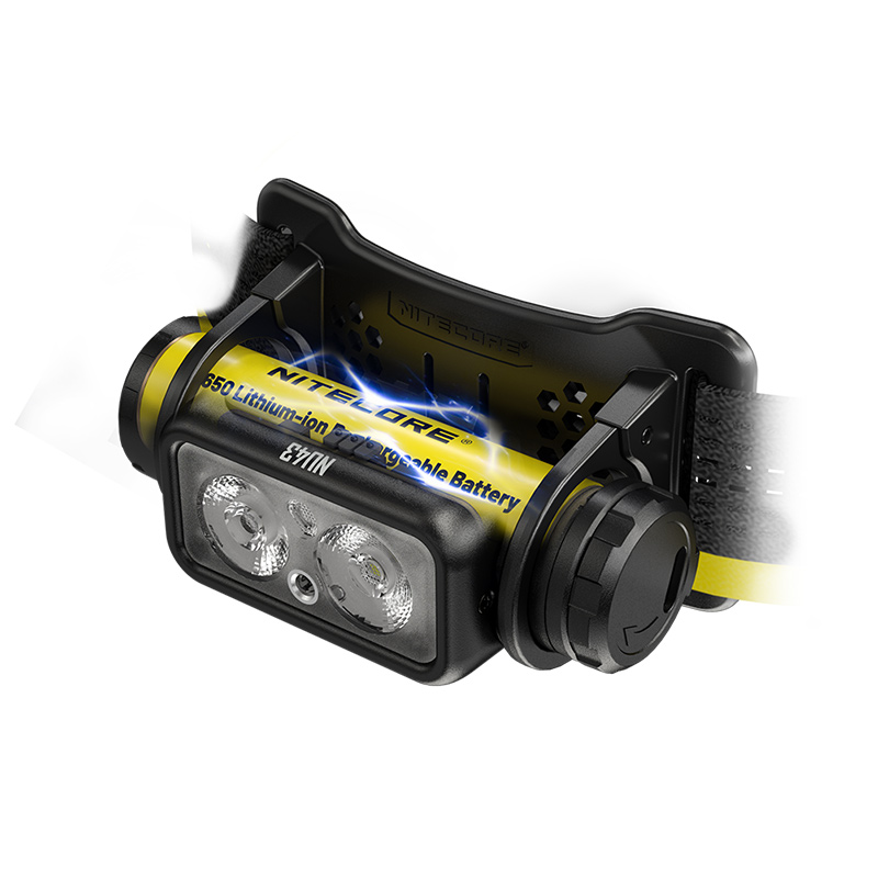 Фонарь налобный Nitecore NU43 (Белый + Красный LED, 1400 люмен, 9 режимов, 1x18650, USB-C, датчик приближения)