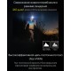 Фонарь налобный Nitecore NU43 (Белый + Красный LED, 1400 люмен, 9 режимов, 1x18650, USB-C, датчик приближения)