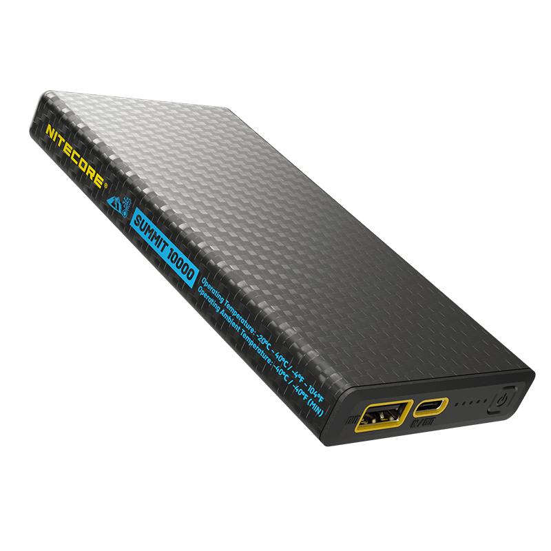 Внешнее зарядное устройство Power Bank Nitecore SUMMIT 10000 (38,5W, QC 3.0, 10000mAh, с функцией подогрева)