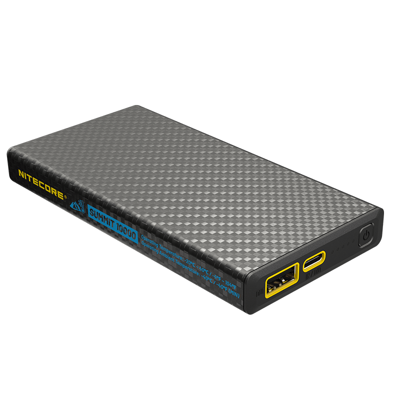 Внешнее зарядное устройство Power Bank Nitecore SUMMIT 10000 (38,5W, QC 3.0, 10000mAh, с функцией подогрева)