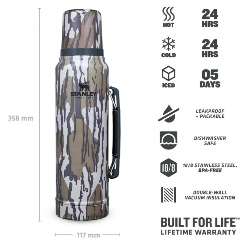 Термос Stanley Legendary Classic Bottomland Mossy Oak (1л)