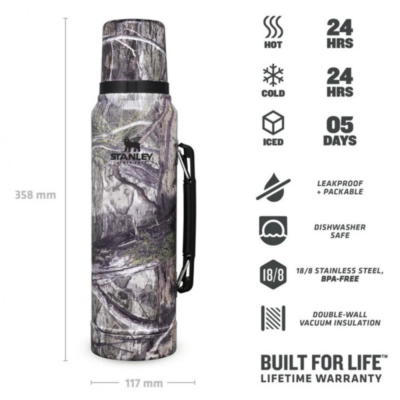 Термос Stanley Legendary Classic Country DNA Mossy Oak (1л)