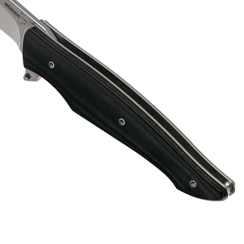 Ніж складаний Boker Obscura (довжина: 175мм, лезо: 76мм), чорний