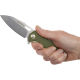 Нож складной Boker Magnum Skelsis (длина: 190мм, лезвие: 83мм), зеленый
