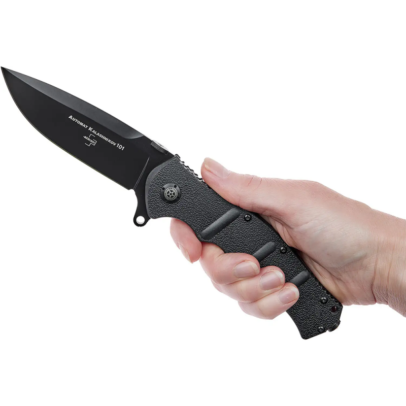 Ніж складаний Boker Plus AK101 2.0 (довжина: 250мм, лезо: 103мм, чорне), чорний