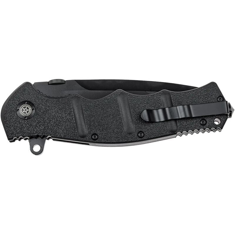 Ніж складаний Boker Plus AK101 2.0 (довжина: 250мм, лезо: 103мм, чорне), чорний
