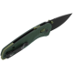 Ніж складаний SOG Aegis AT (довжина: 207мм, лезо: 79мм, чорний), зелений