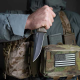 Ніж складаний SOG Recondo FX (довжина: 244мм, лезо: 117мм, чорний)