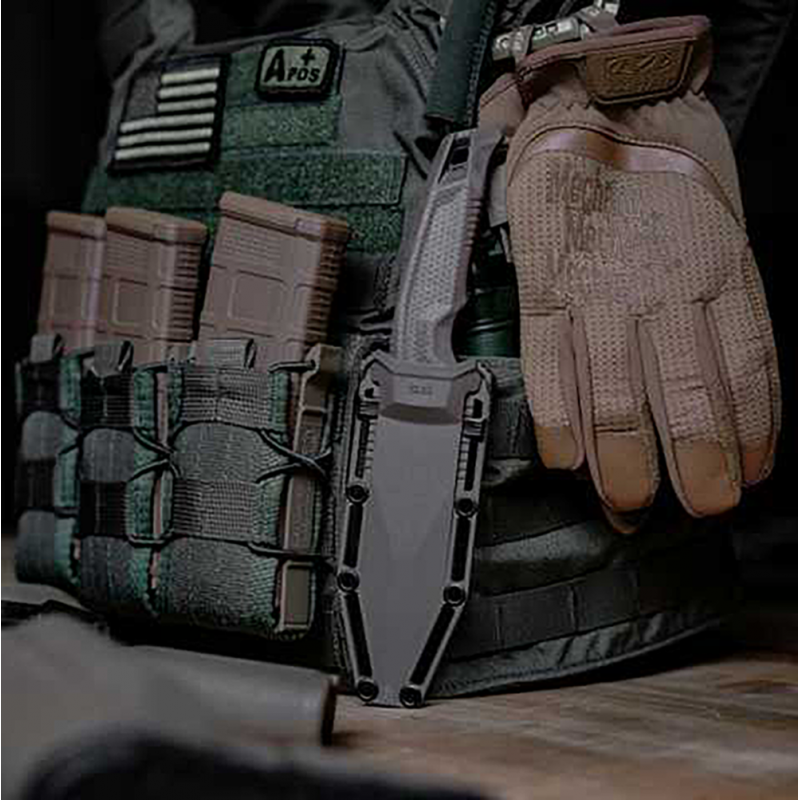 Ніж складаний SOG Recondo FX (довжина: 244мм, лезо: 117мм, чорний)
