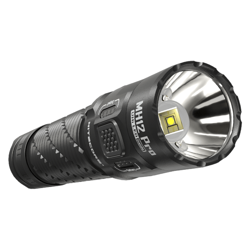 Ліхтар Nitecore MH12 Pro (NiteLab UHi 40 LED, 3300 люмен, 8 режимів, 1х21700, USB Type-C), комплект