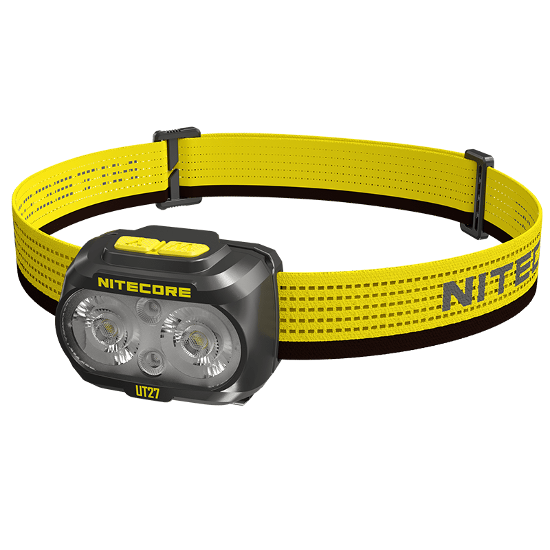 Налобный фонарь с универсальным питанием Nitecore UT27 New (2 x CREE, 800 люмен, 9 режимов, 3xAAA, USB-C)