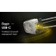 Ліхтар налобний Nitecore NU21 (360 люмен, 8 режимів, USB-C), жовтий