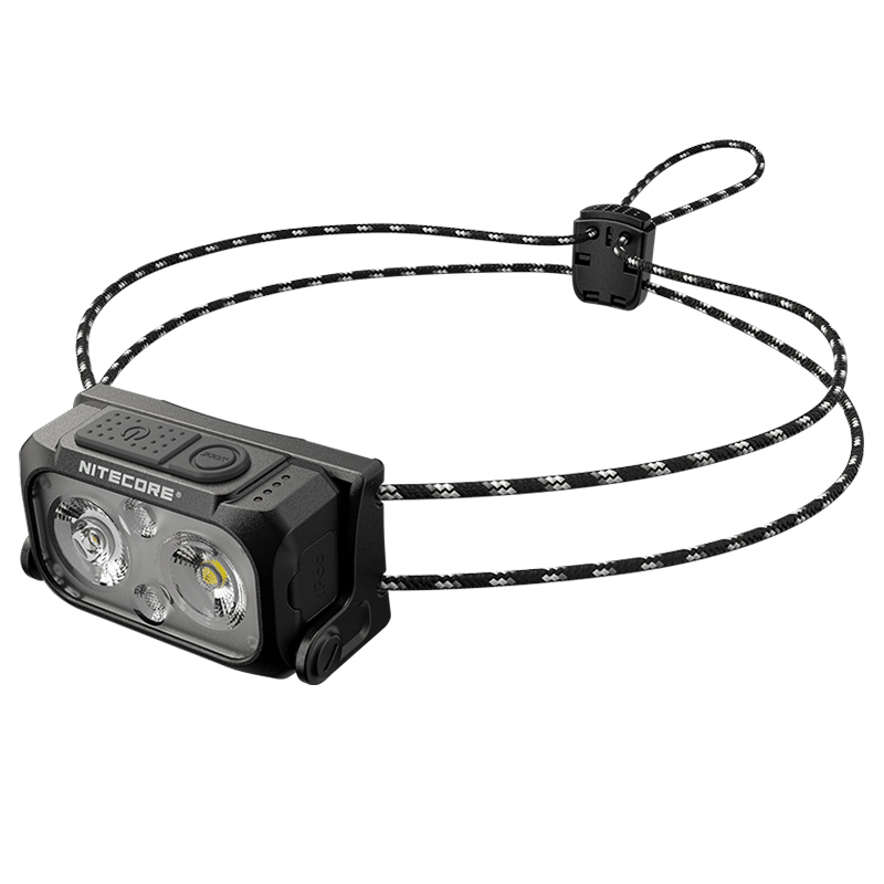 Ліхтар налобний Nitecore NU21 (360 люмен, 8 режимів, USB-C), чорний