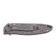 Ніж складаний Kershaw Leek RT BlackWash (довжина: 179 мм, лезо: 76 мм), сірий