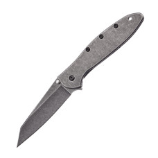 Нож складной Kershaw Leek RT BlackWash (длина: 179 мм, лезвие: 76 мм), серый