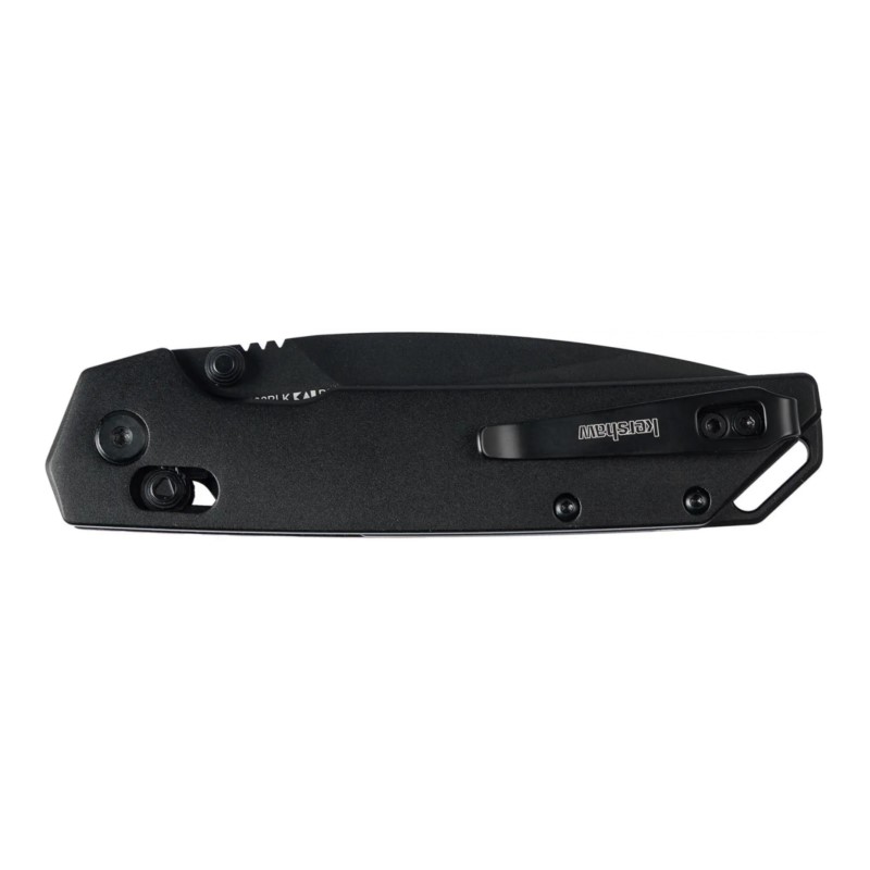 Ніж складаний Kershaw Iridium (довжина: 200 мм, лезо: 86 мм, чорне), чорний