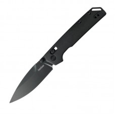 Ніж складаний Kershaw Iridium (довжина: 200 мм, лезо: 86 мм, чорне), чорний