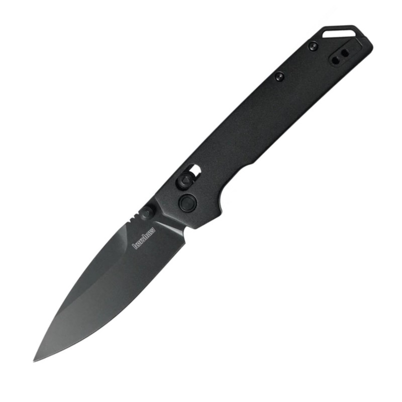 Ніж складаний Kershaw Iridium (довжина: 200 мм, лезо: 86 мм, чорне), чорний