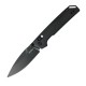 Ніж складаний Kershaw Iridium (довжина: 200 мм, лезо: 86 мм, чорне), чорний