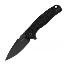 Нож складной Kershaw Conduit (длина: 173 мм, лезвие: 74 мм, черное), черный