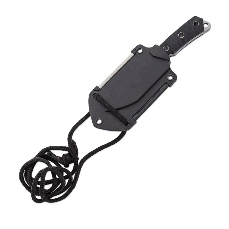 Ніж фіксований Boker Magnum Survival Neckup (довжина 138 мм, лезо 71 мм, чорний)