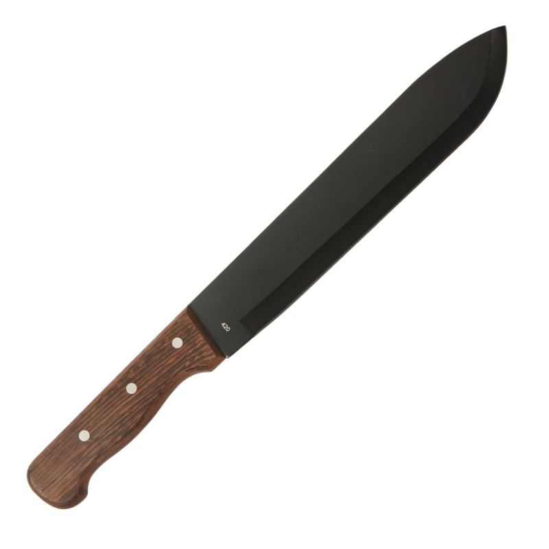 Мачете Boker Heavy Duty Machete Small (довжина 420 мм, лезо 275 мм, чорне), дерево