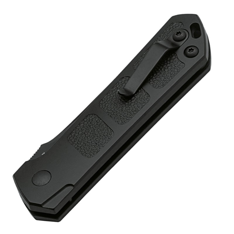 Ніж автоматичний Boker Plus Kihon Auto Black Blade (довжина 195 мм, лезо 80 мм, чорне), чорний