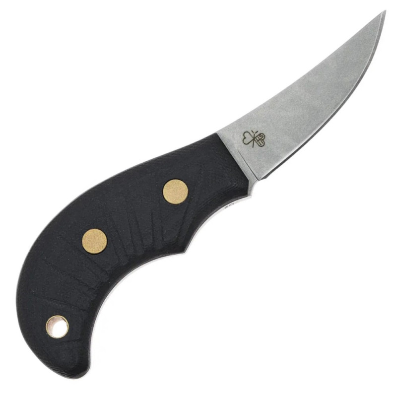 Нож фиксированный Boker Plus Shrimp (длина 135 мм, лезвие 60 мм), черный