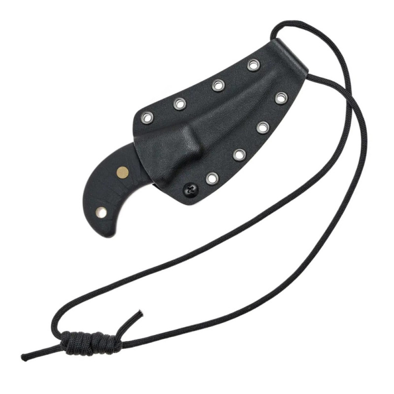 Нож фиксированный Boker Plus Shrimp (длина 135 мм, лезвие 60 мм), черный