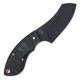 Ніж фіксований Boker Plus Rhino Black (довжина 155 мм, лезо 76 мм, чорне), чорний