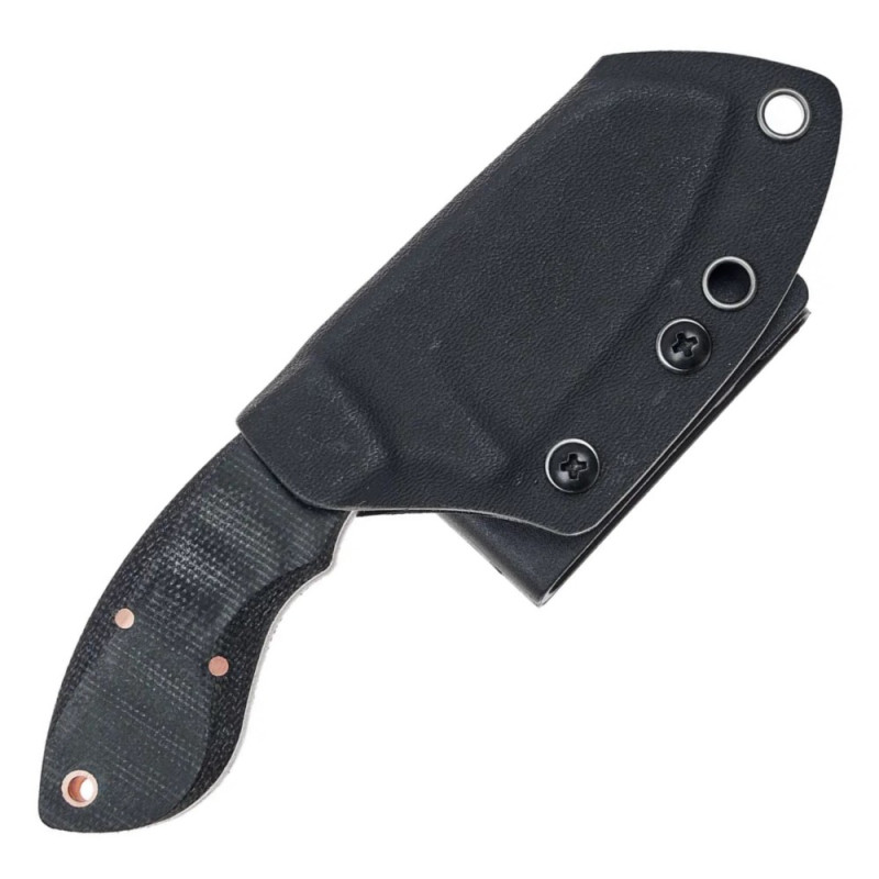Ніж фіксований Boker Plus Rhino Black (довжина 155 мм, лезо 76 мм, чорне), чорний