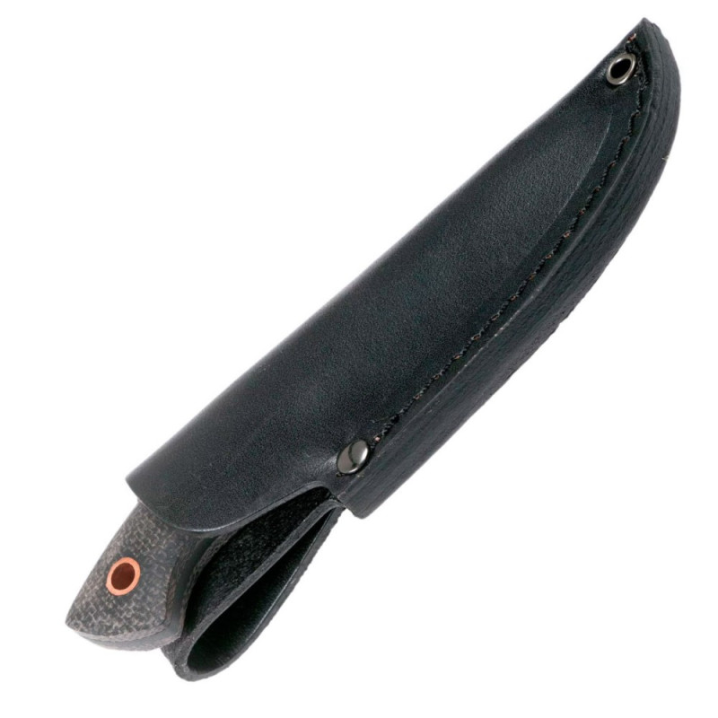 Ніж фіксований Boker Plus Nessmi (довжина 155 мм, лезо 70 мм, чорне), чорний