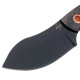 Ніж фіксований Boker Plus Nessmi (довжина 155 мм, лезо 70 мм, чорне), чорний
