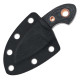 Ніж фіксований Boker Plus Gnome (довжина 98 мм, лезо 55 мм, чорне), чорний
