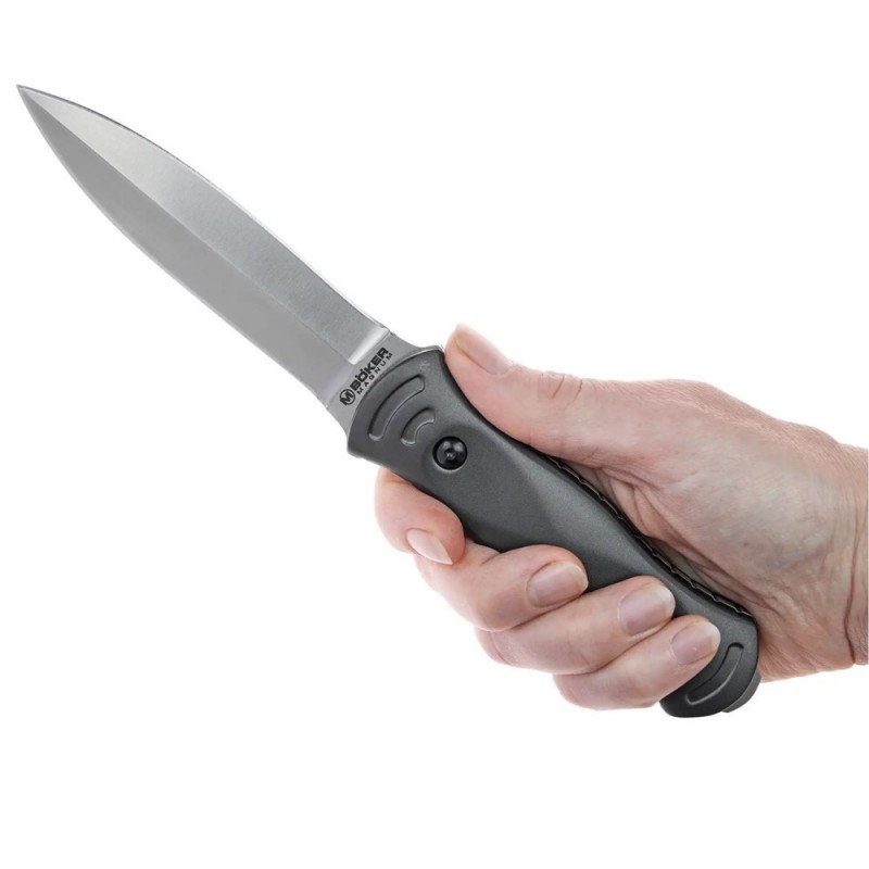 Нож фиксированный Boker Magnum Alacran (длина 238 мм, лезвие 115 мм), серый