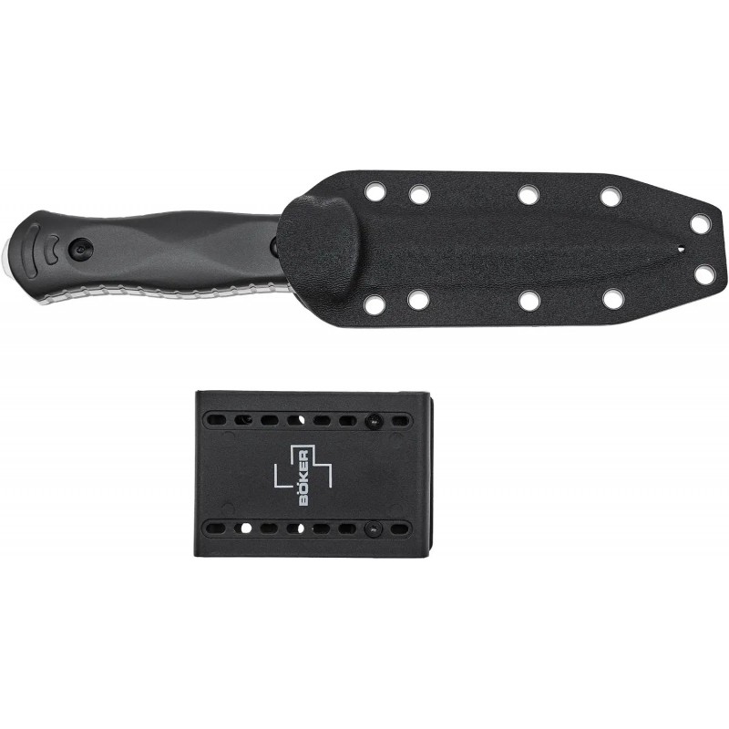 Нож фиксированный Boker Magnum Alacran (длина 238 мм, лезвие 115 мм), серый