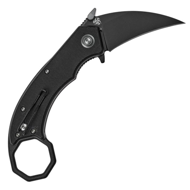 Нож складной керамбит Boker Plus HEL Karambit (длина 170 мм, лезвие 61 мм, черное), черный