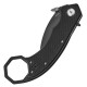 Нож складной керамбит Boker Plus HEL Karambit (длина 170 мм, лезвие 61 мм, черное), черный