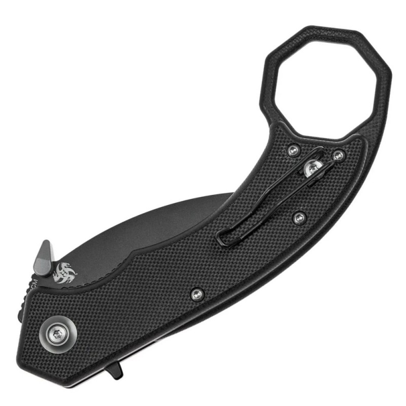 Нож складной керамбит Boker Plus HEL Karambit (длина 170 мм, лезвие 61 мм, черное), черный